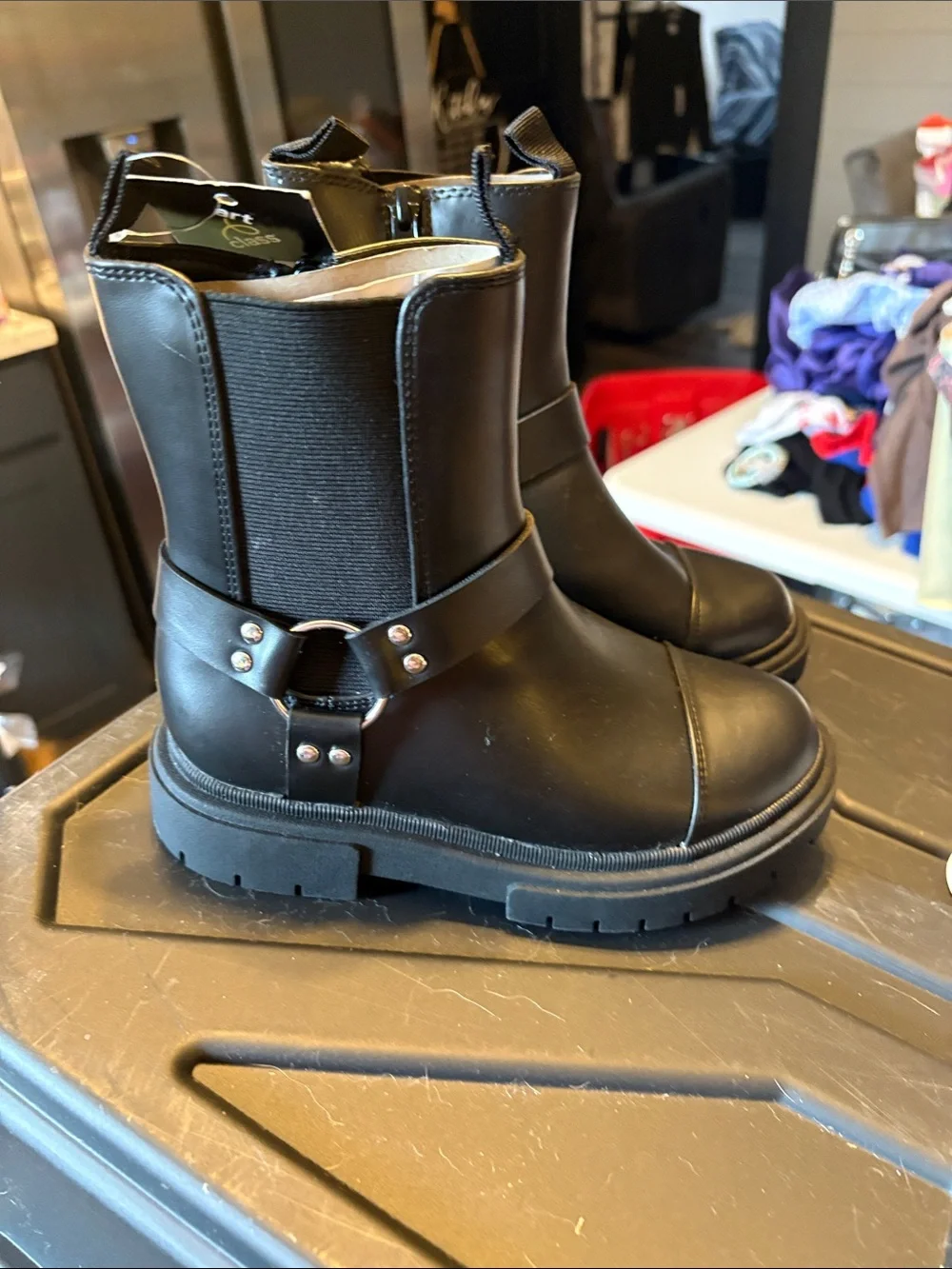 art class Black Kids Chelsea-Style Ankle Boots